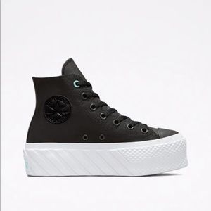 Converse Platform Black High Top 5.5
